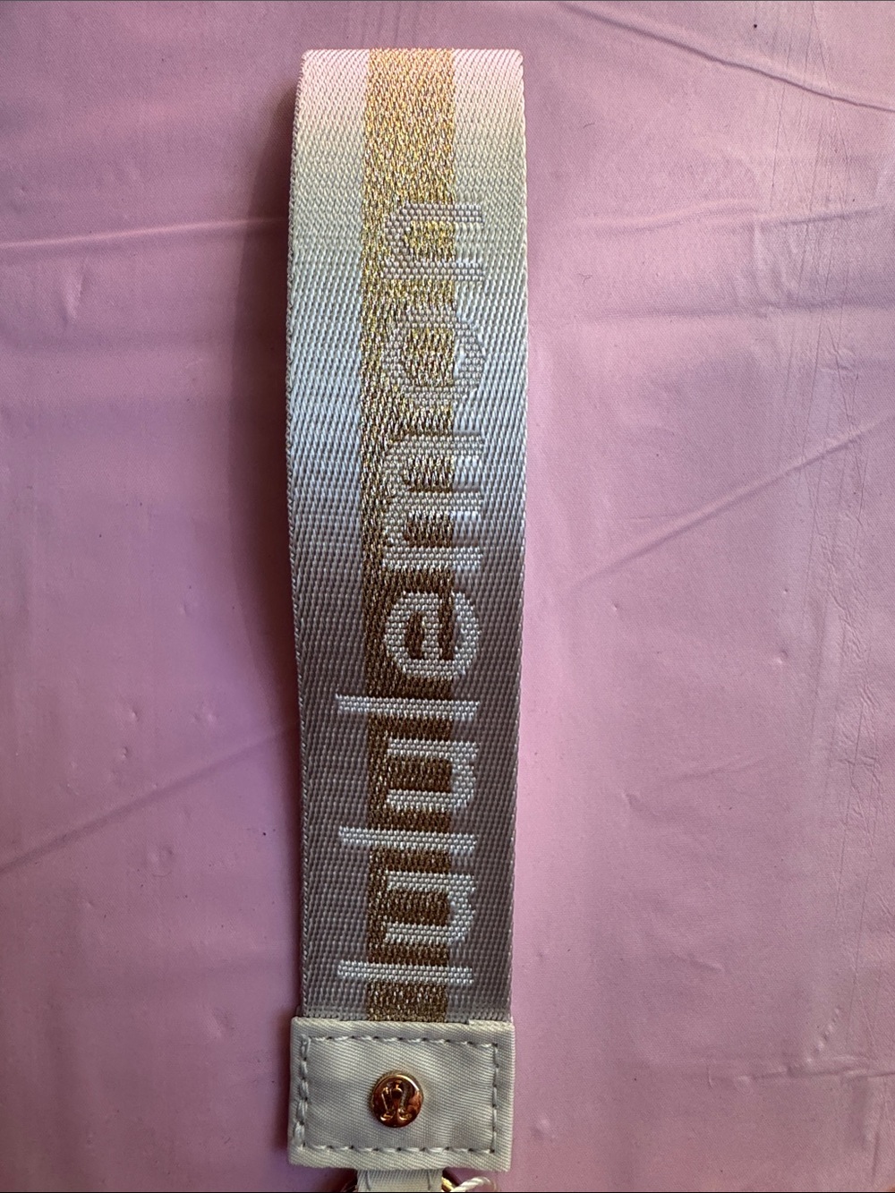lululemon athletica Cream light gray Dual Pouch Wristlet Key & Card Holder - Picture 5 of 5